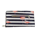 'Flamingo Zip n' Go' Beach Bag